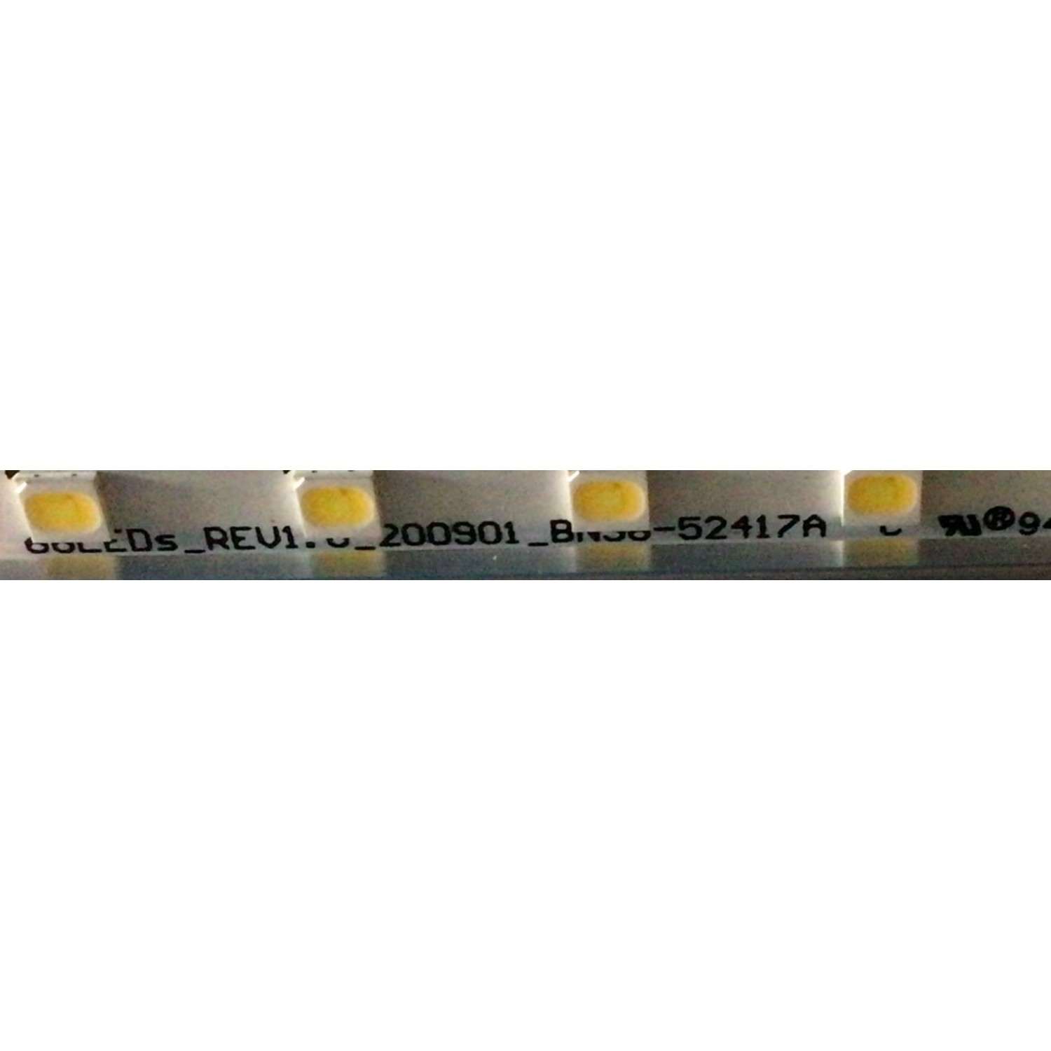 BARRA DE LED'S PARA MONITOR SAMSUNG / NUMERO DE PARTE BN96-52417A / BN61-17475A / L1_S70A_M70A C2_CFM_S22(3) R1.0_V5P_100 LM41-01080A / C / SMC315A49_3030YR / 66LEDS_REV1.0_200901 / SN315GT01-1 VER.1.0 / MODELOS LS32AM702UNXZA XB02 / LS32AM500NNXZA - Imagen 2
